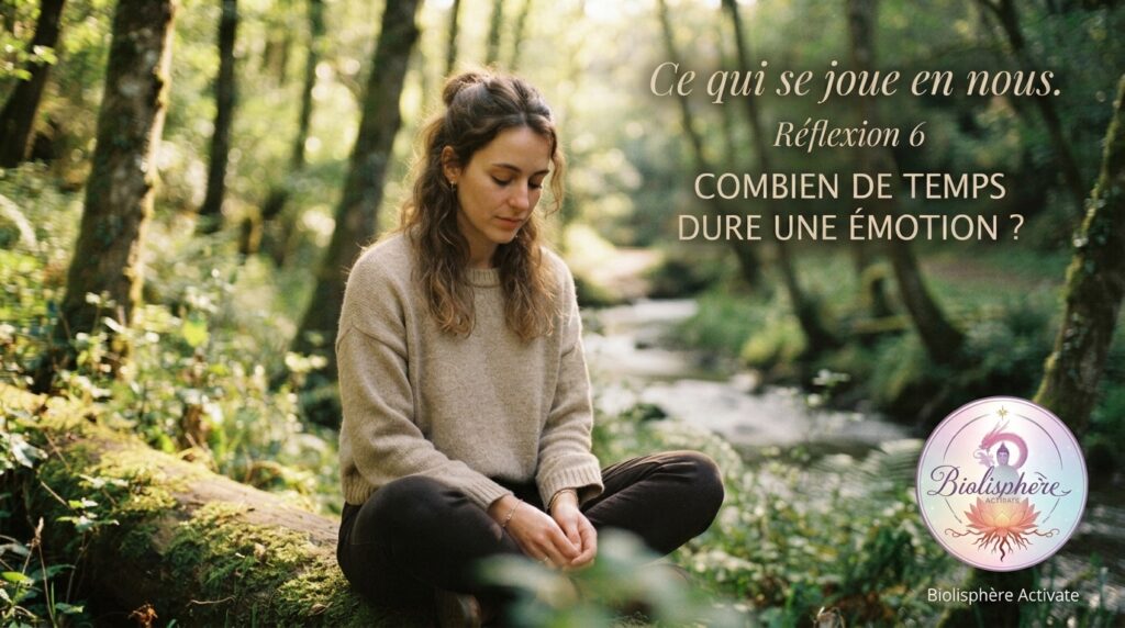 Combien de temps dure une émotion ?